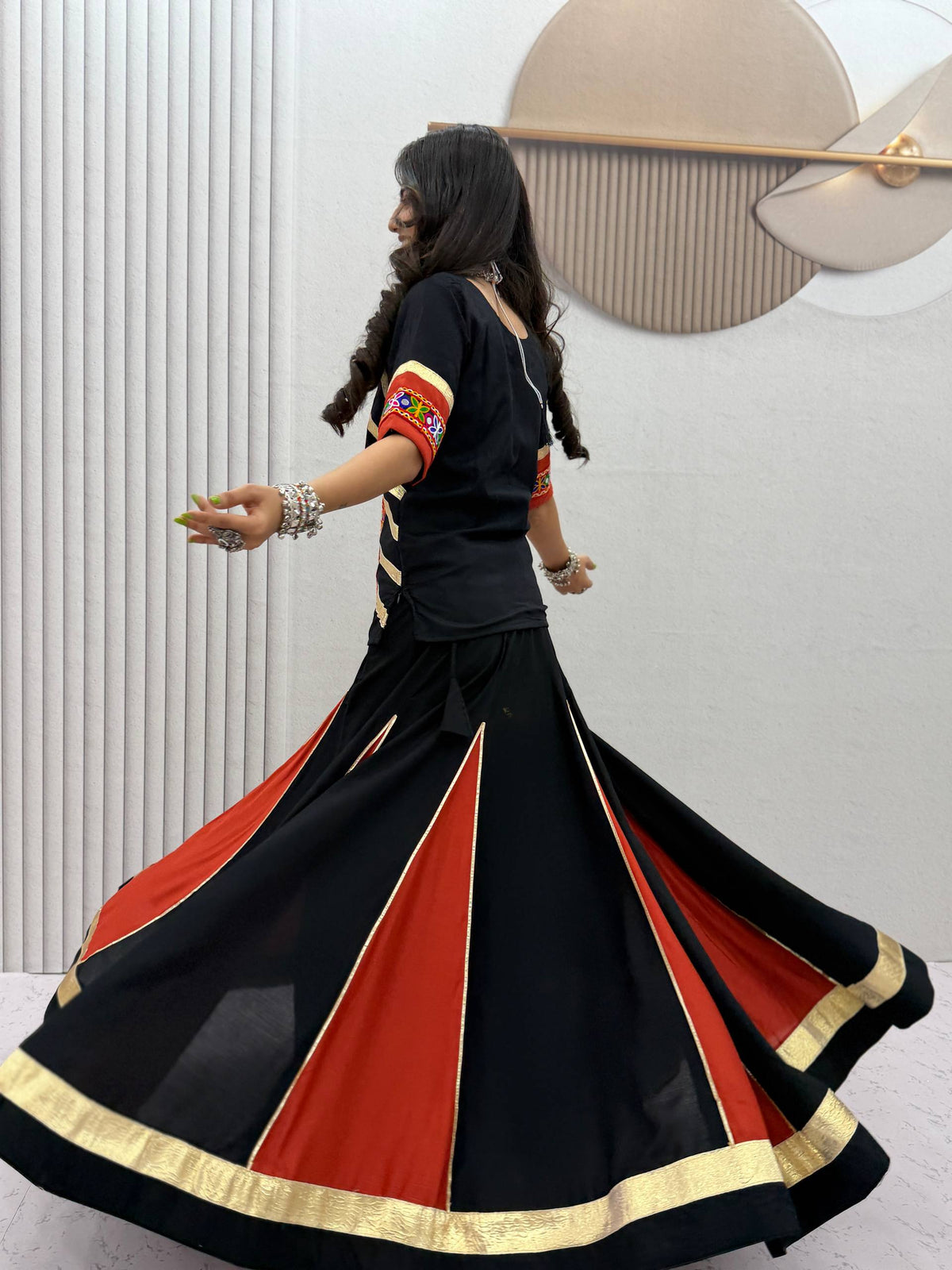 Zivika Pure Cotton Kediyu Lehenga Choli