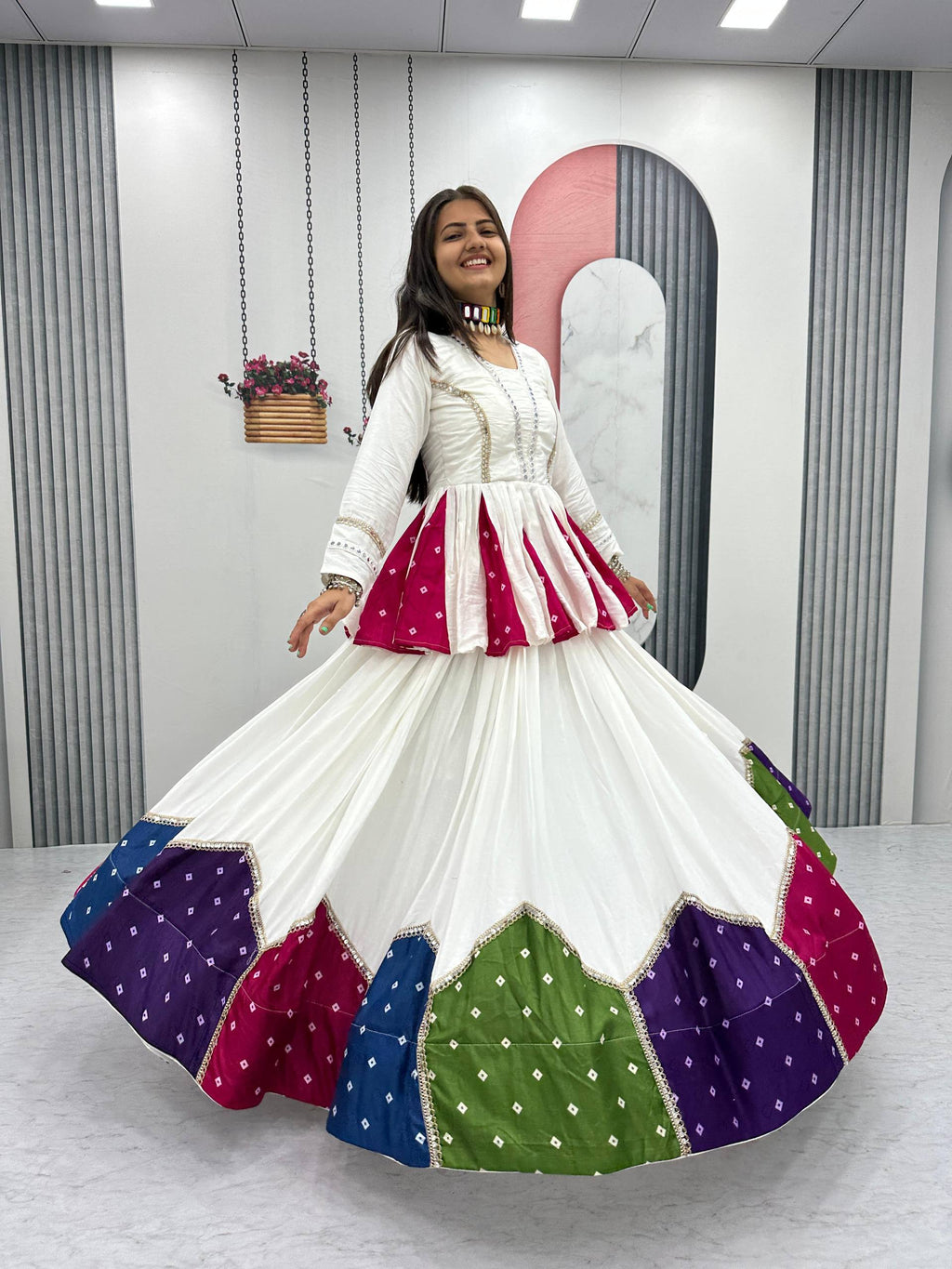 Avyanna Pure Cotton Kediyu Lehenga Choli