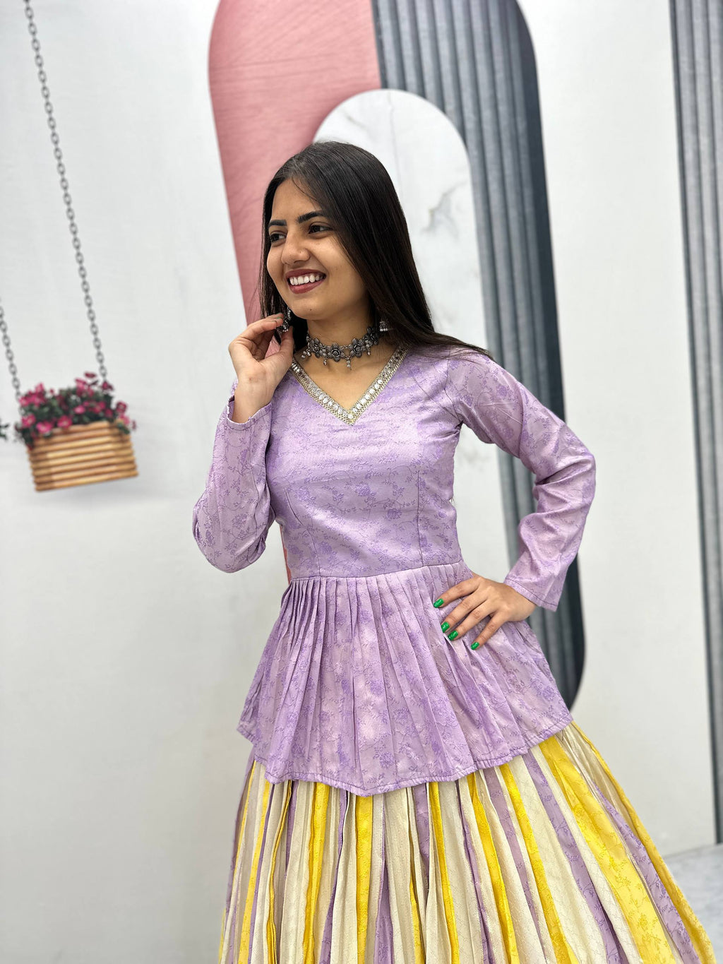 Aroshree Jacquard Silk Canvas Lehenga Choli