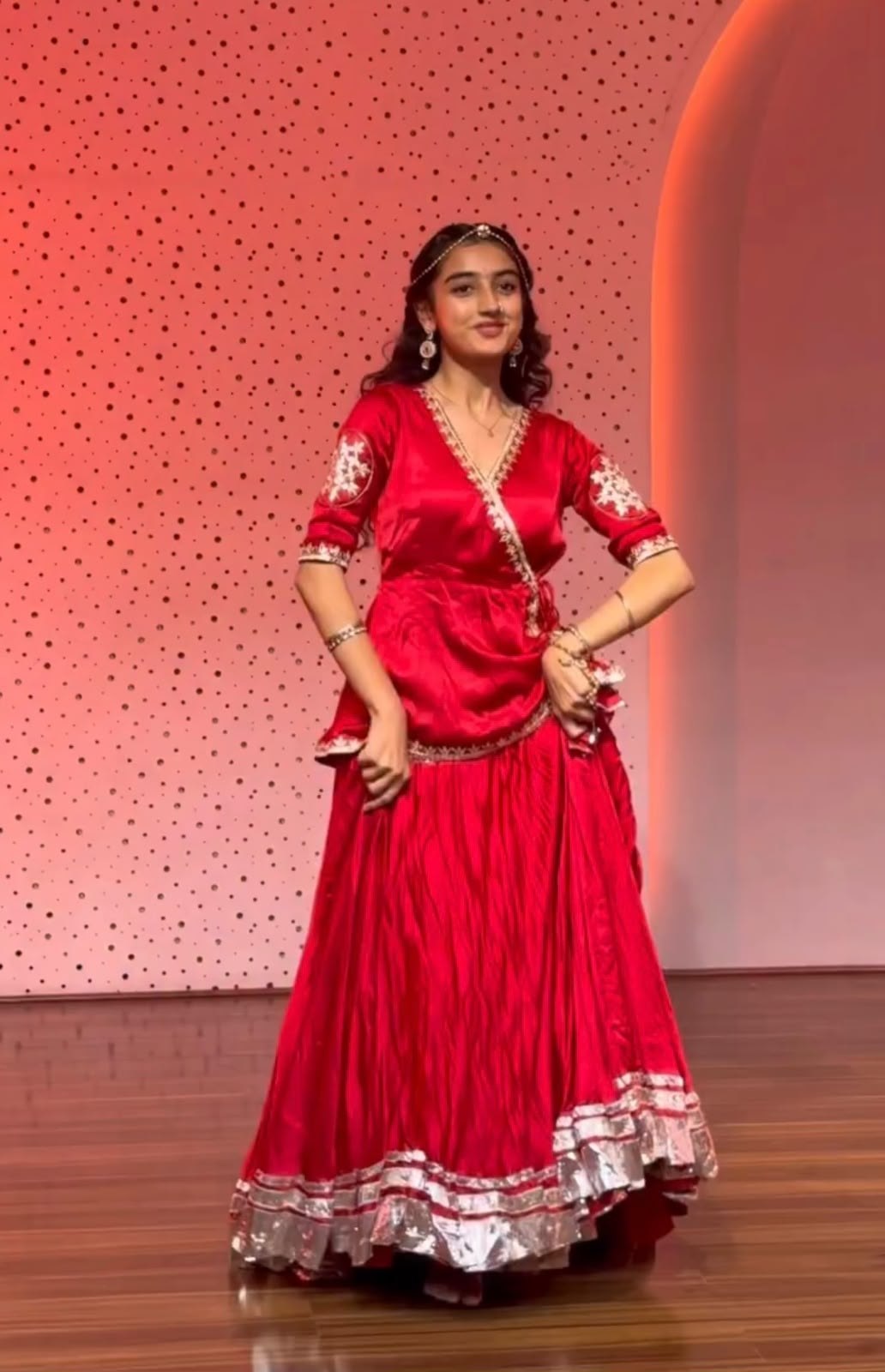 Aroshika Crepe Silk Lampi Border Lehenga Choli