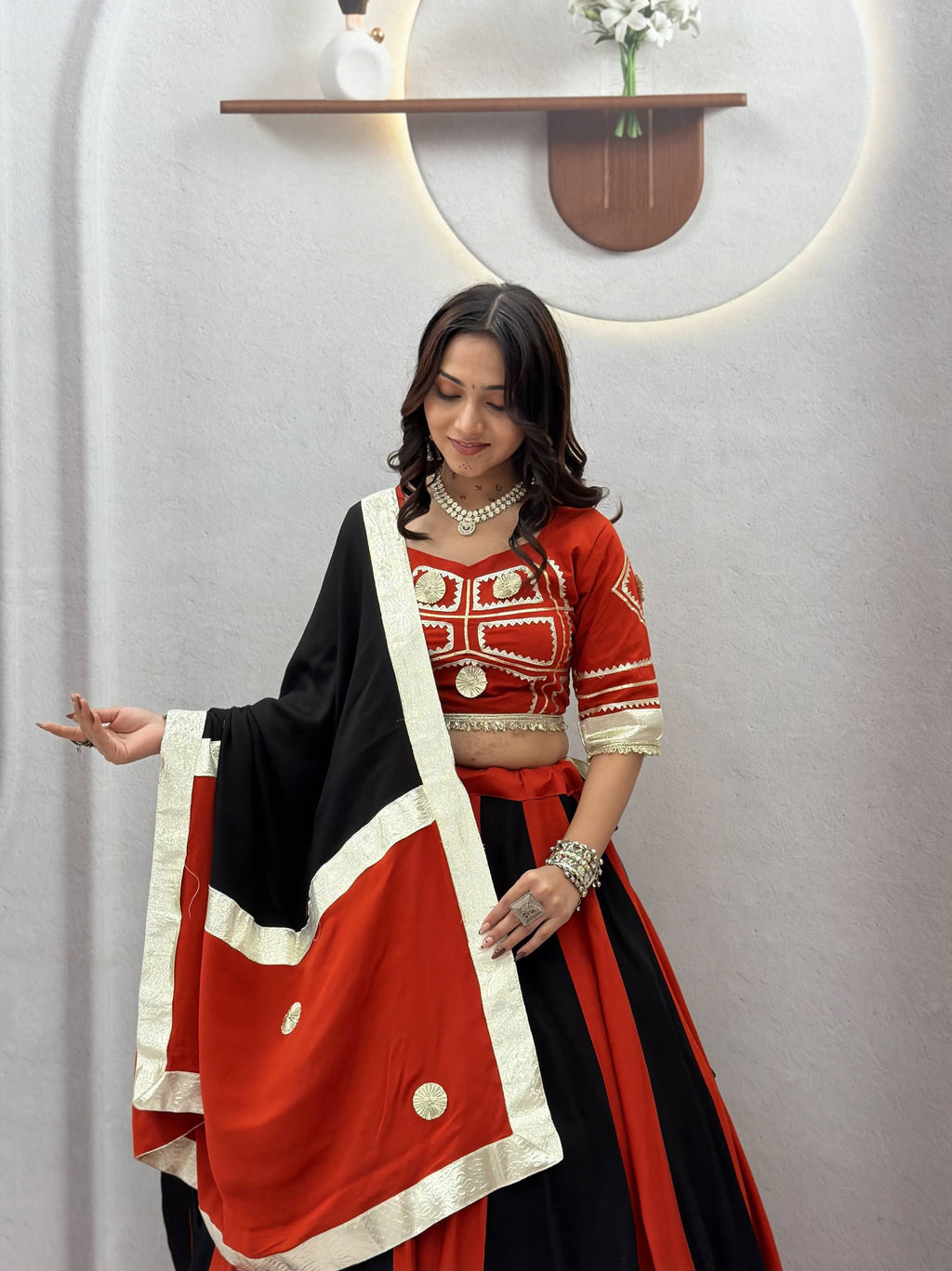 Varnika Pure Cotton Gota Patti Lehenga Choli