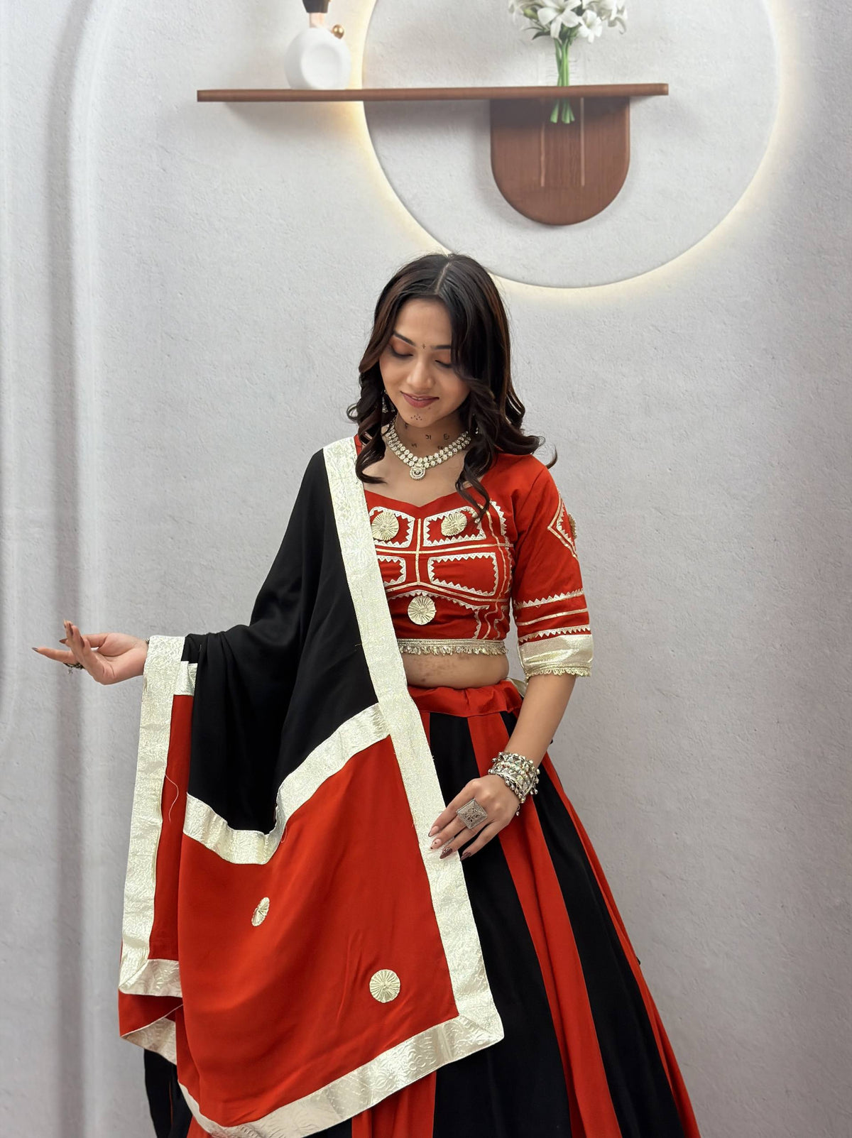 Varnika Pure Cotton Gota Patti Lehenga Choli