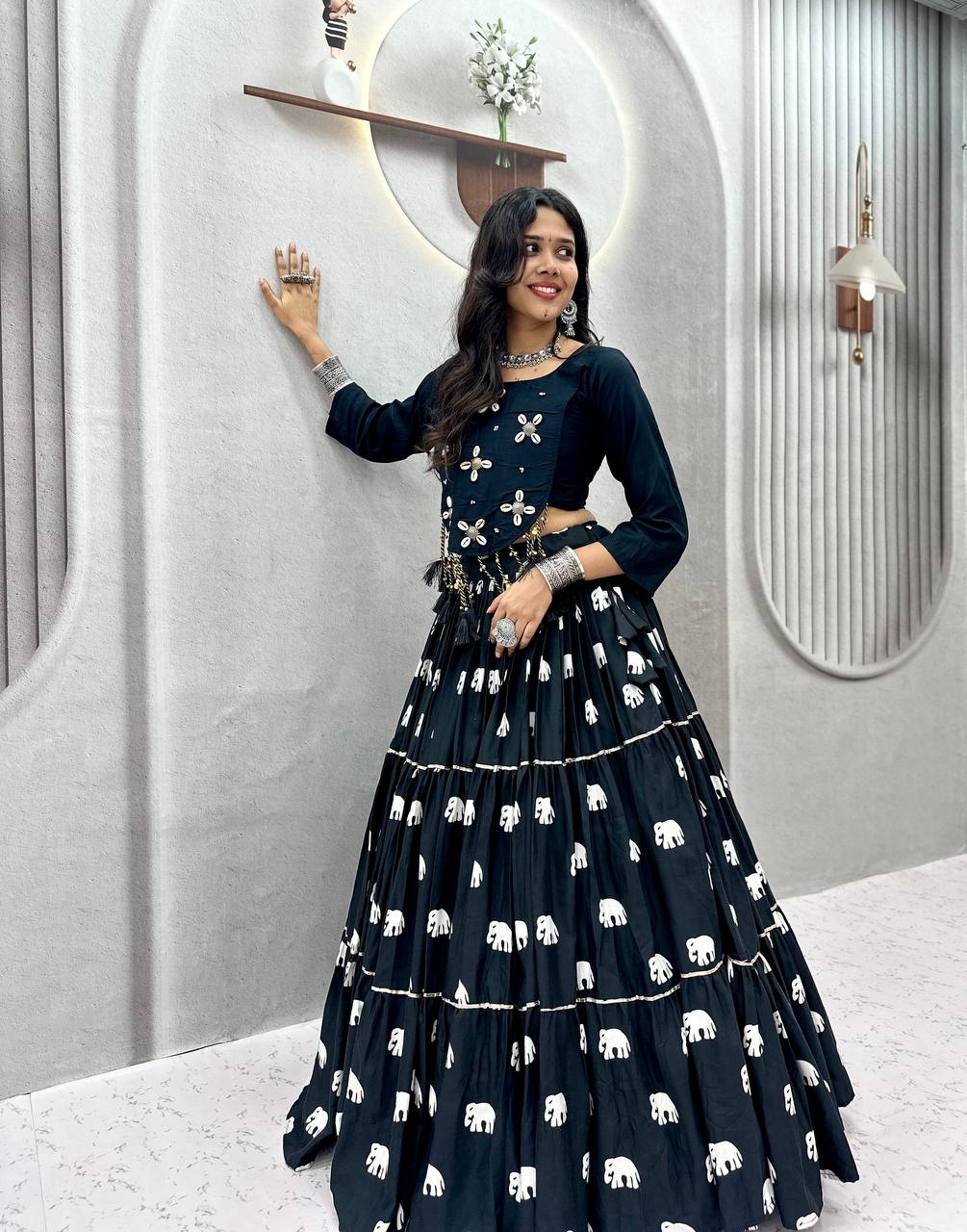 Kritika Pure Cotton Kodi Work Lehenga Choli
