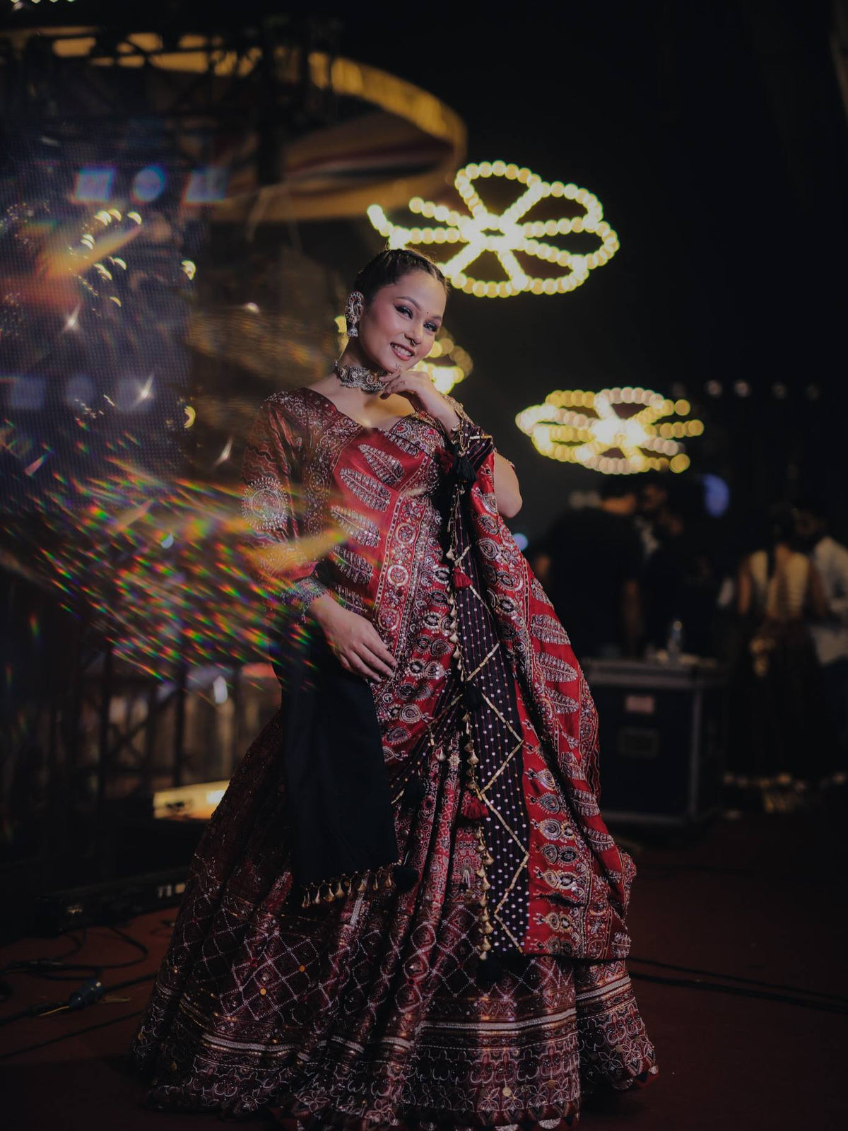 Rangqadam Mirror Work Lehenga Choli