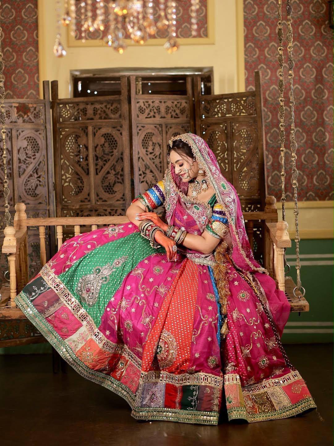 Roopika Mirror Work Lehenga Choli