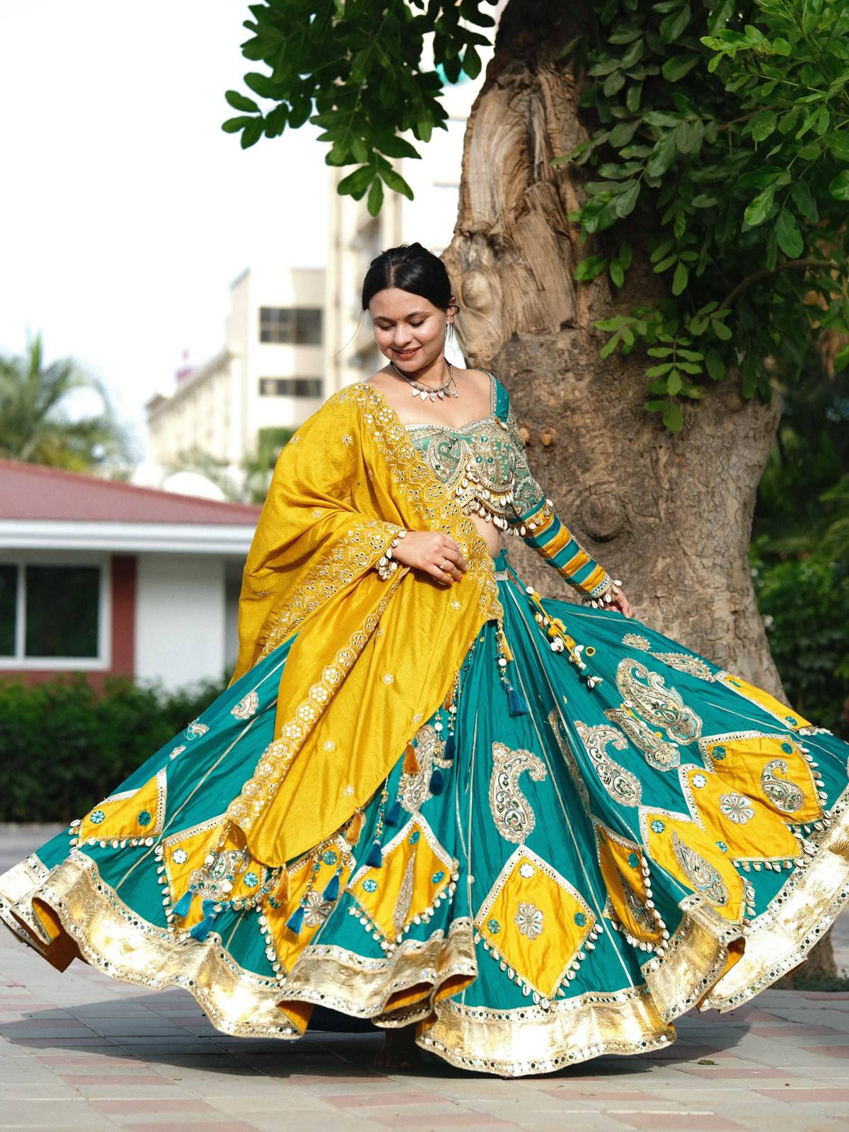 Mahjabeen Mirror Work Lehenga Choli