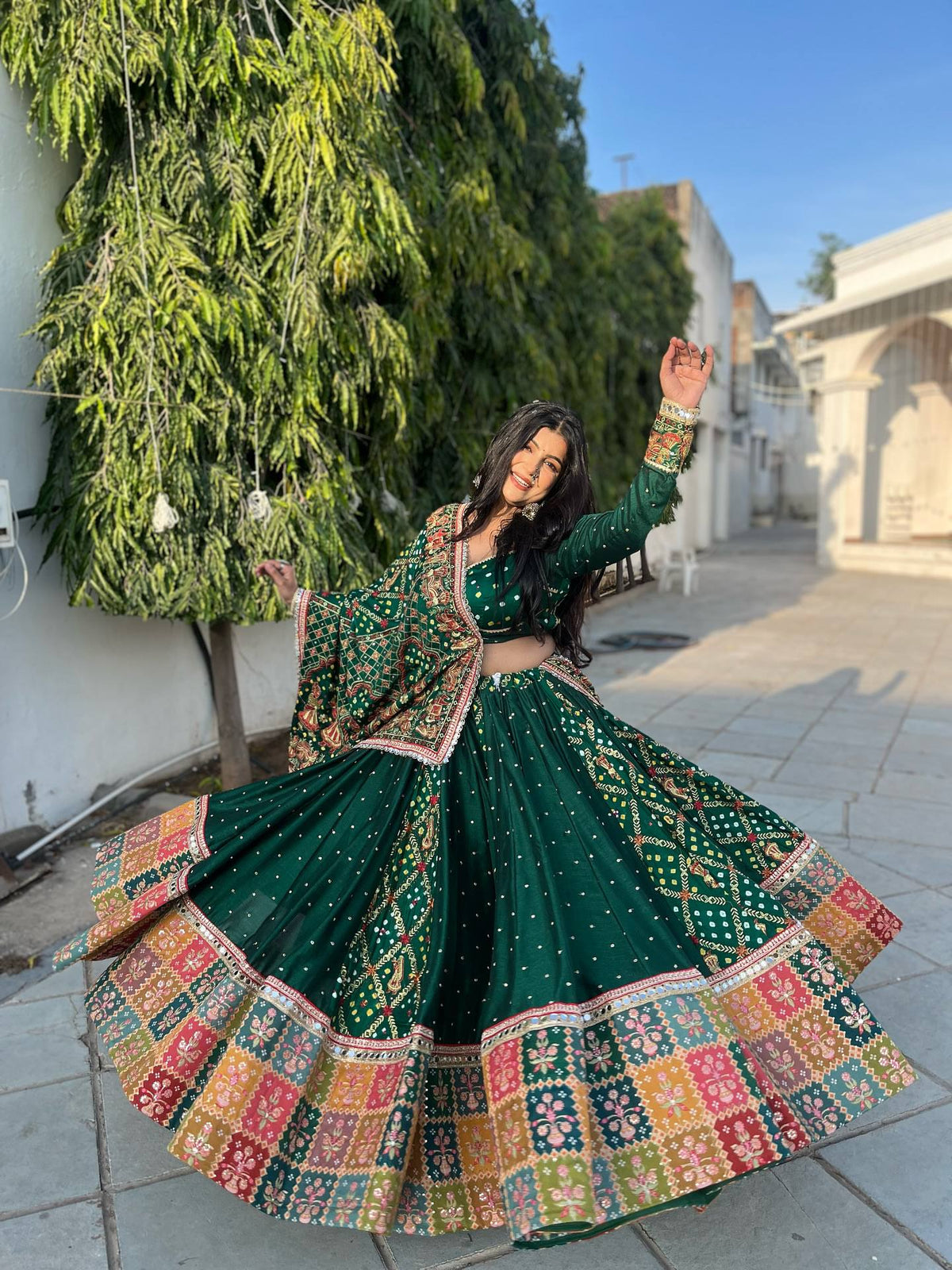 Nitara Mirror Work Lehenga Choli