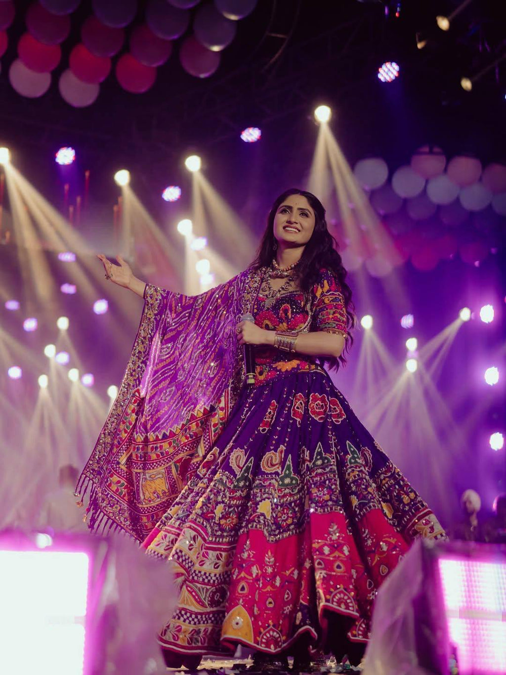 Saarini Mirror Work Lehenga Choli