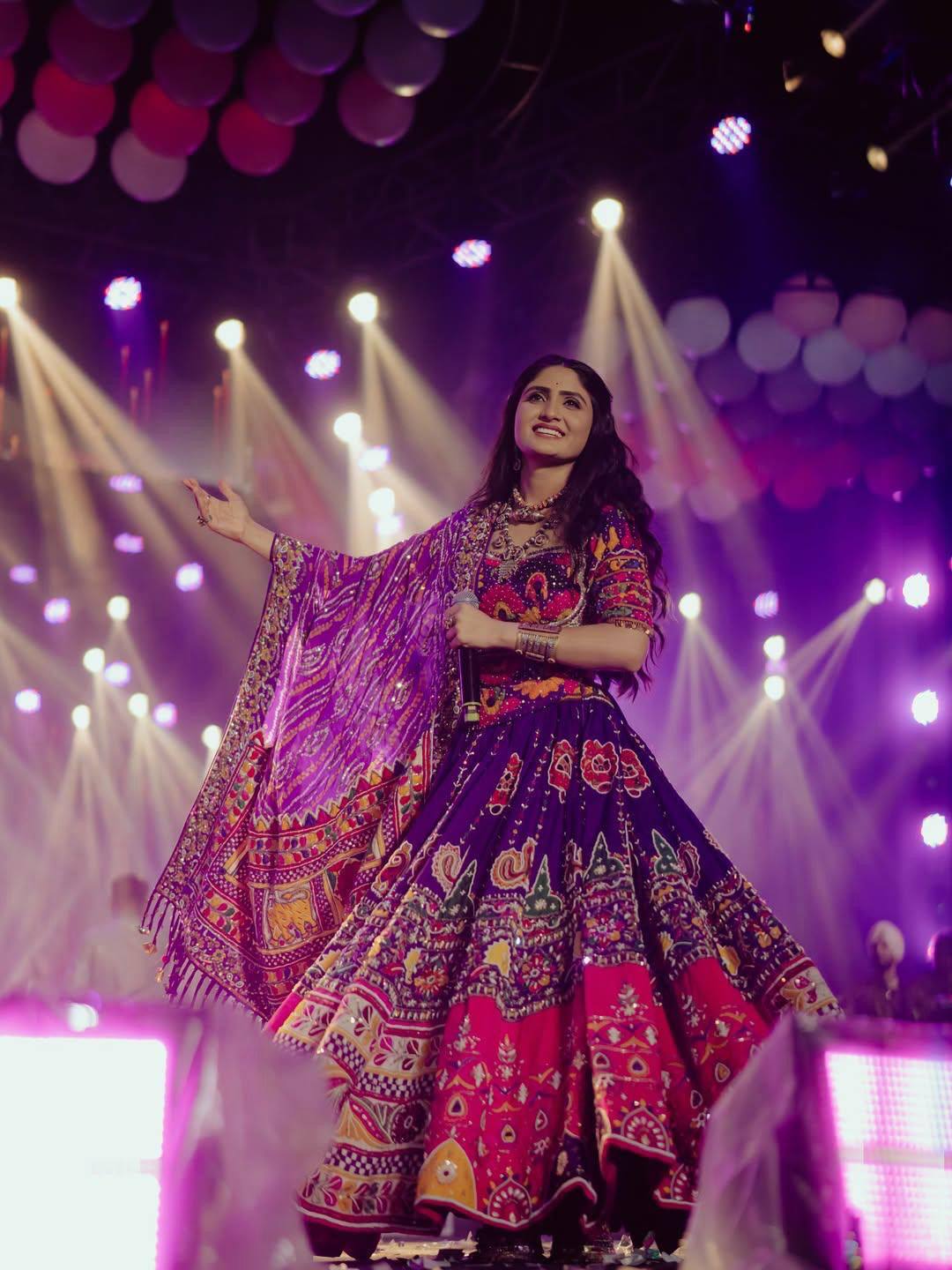 Saarini Mirror Work Lehenga Choli