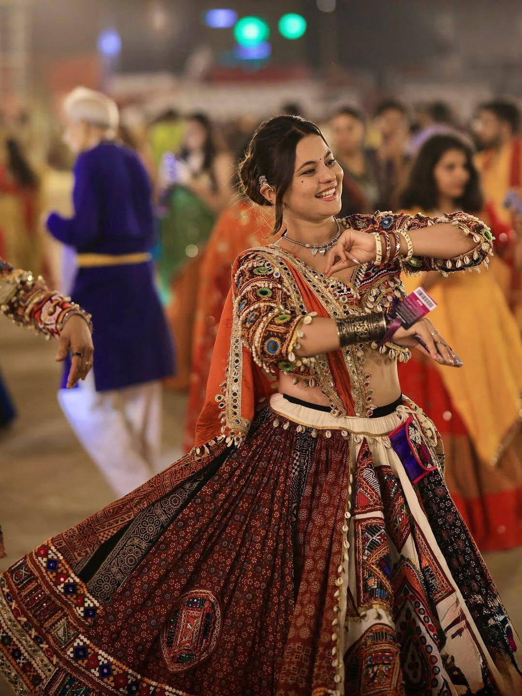 Sagnika Mirror Work Lehenga Choli