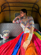 VAMIKA MIRROR WORK LEHENGA CHOLI