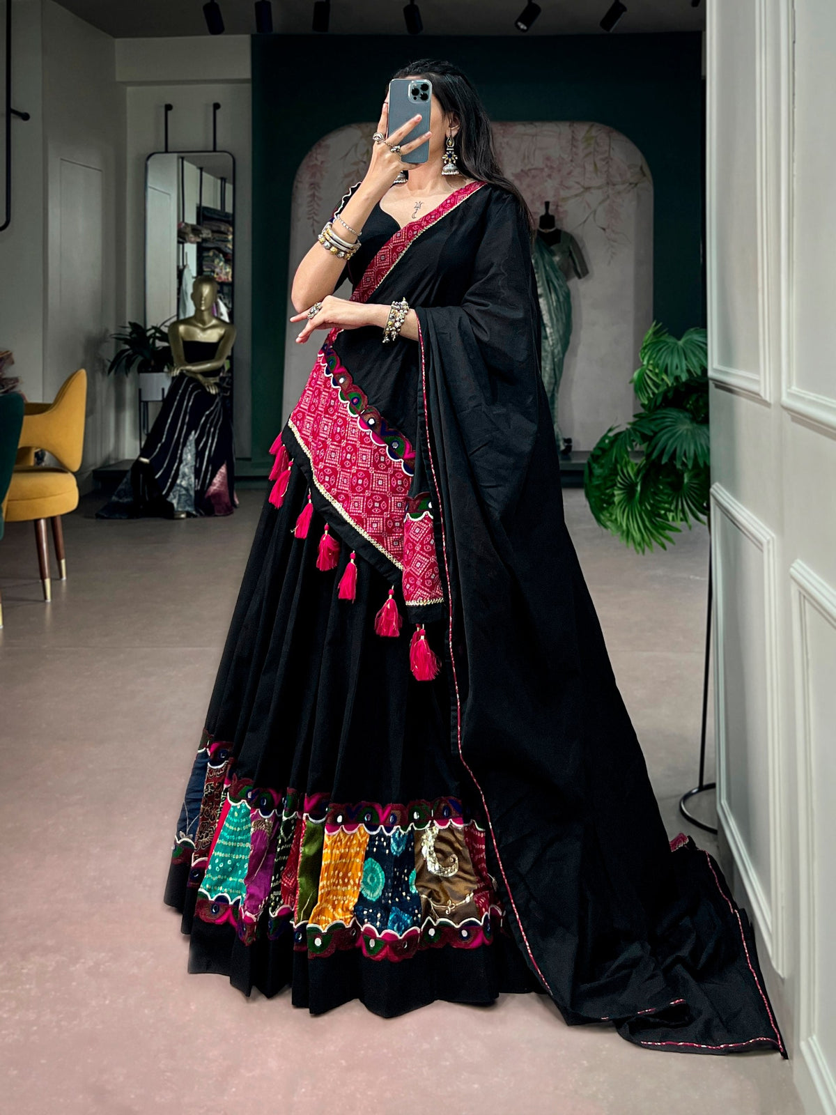 Kavya Khadi Cotton Lehenga