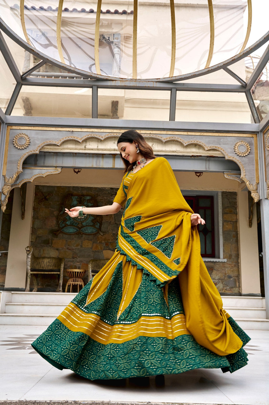 Kiara Rayon Printed Lehenga