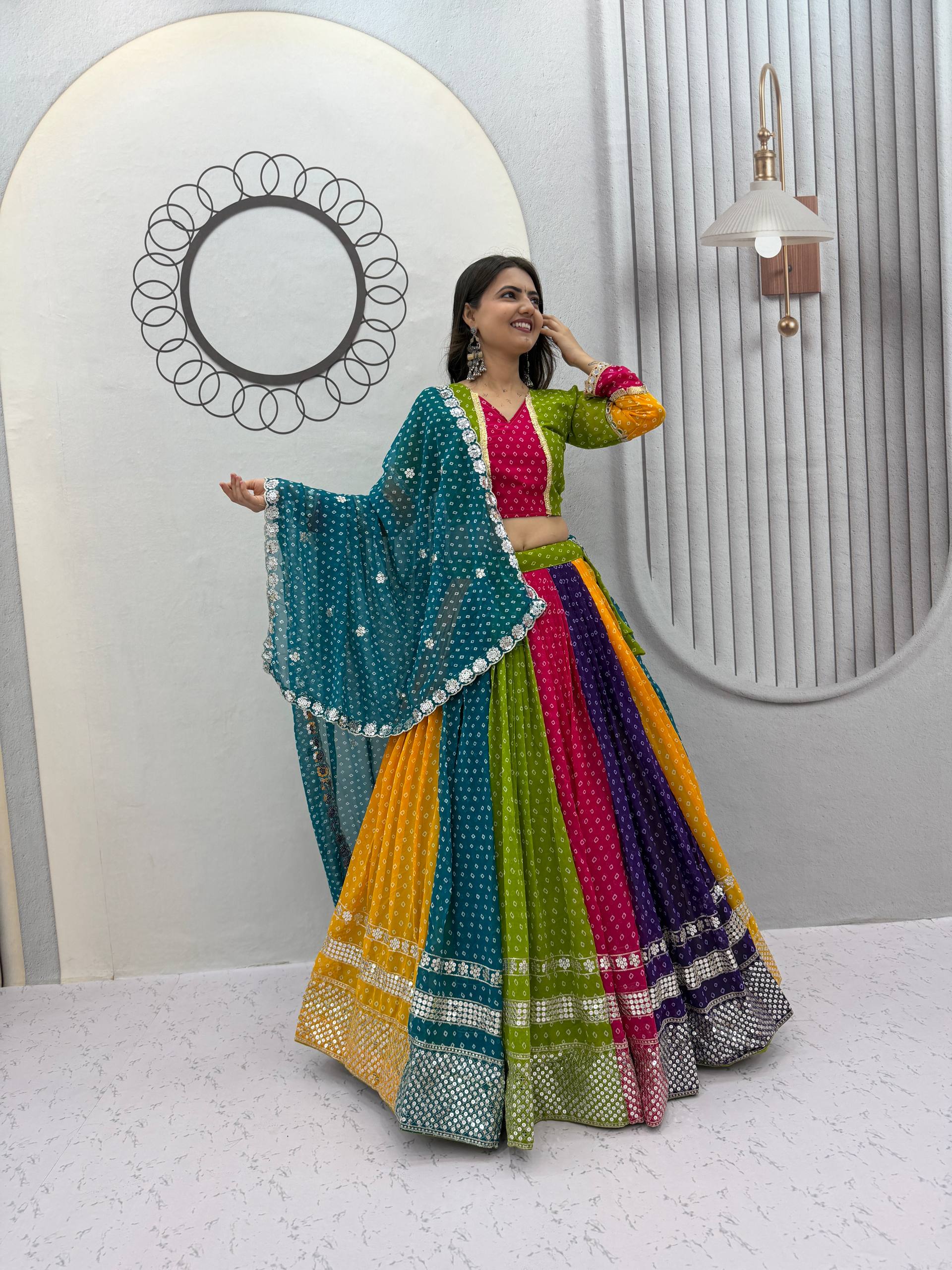 Anvi Georgette 7 MM Shivansh Lehenga Choli