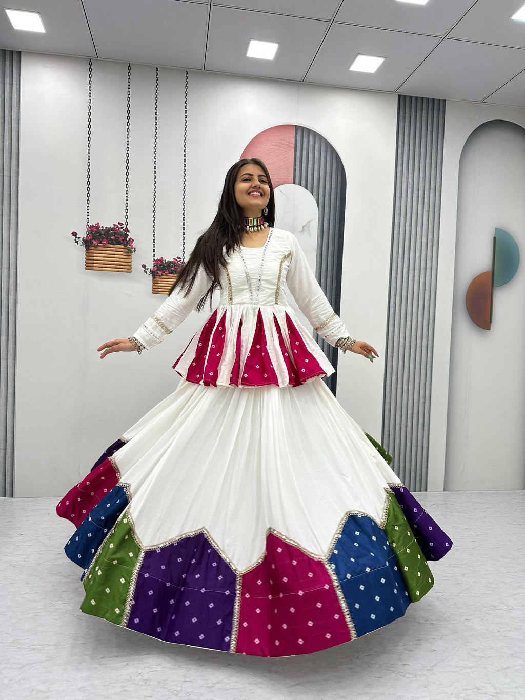 Avyanna Pure Cotton Kediyu Lehenga Choli
