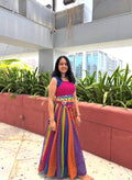 Oorja Pure Georgette Kodi Mirror Lehenga Choli