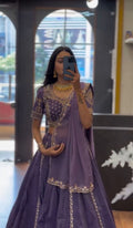Vyanika Chinon Embroidery Lehenga Choli