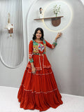 Mrinaya Pure Cotton Gamthi Lehenga Choli