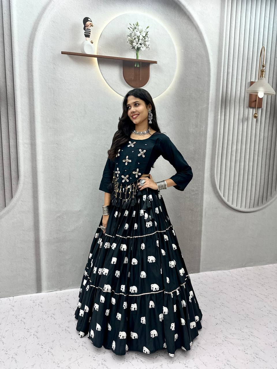 Kritika Pure Cotton Kodi Work Lehenga Choli