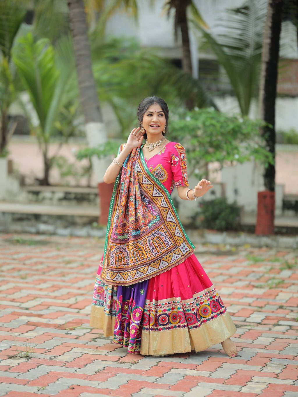 SITAARA MIRROR WORK LEHENGA CHOLI
