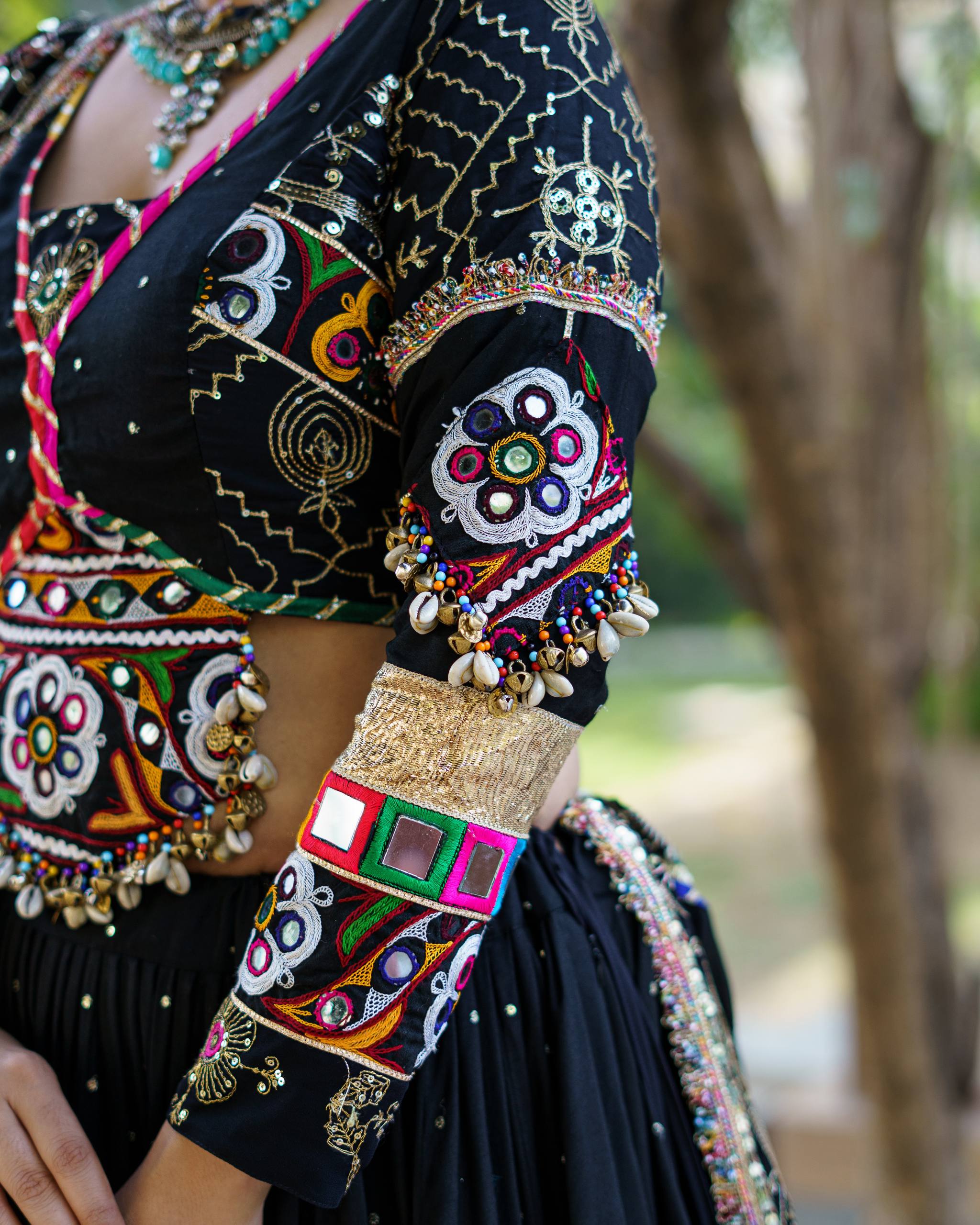 Raasnika MIRROR WORK LEHENGA CHOLI