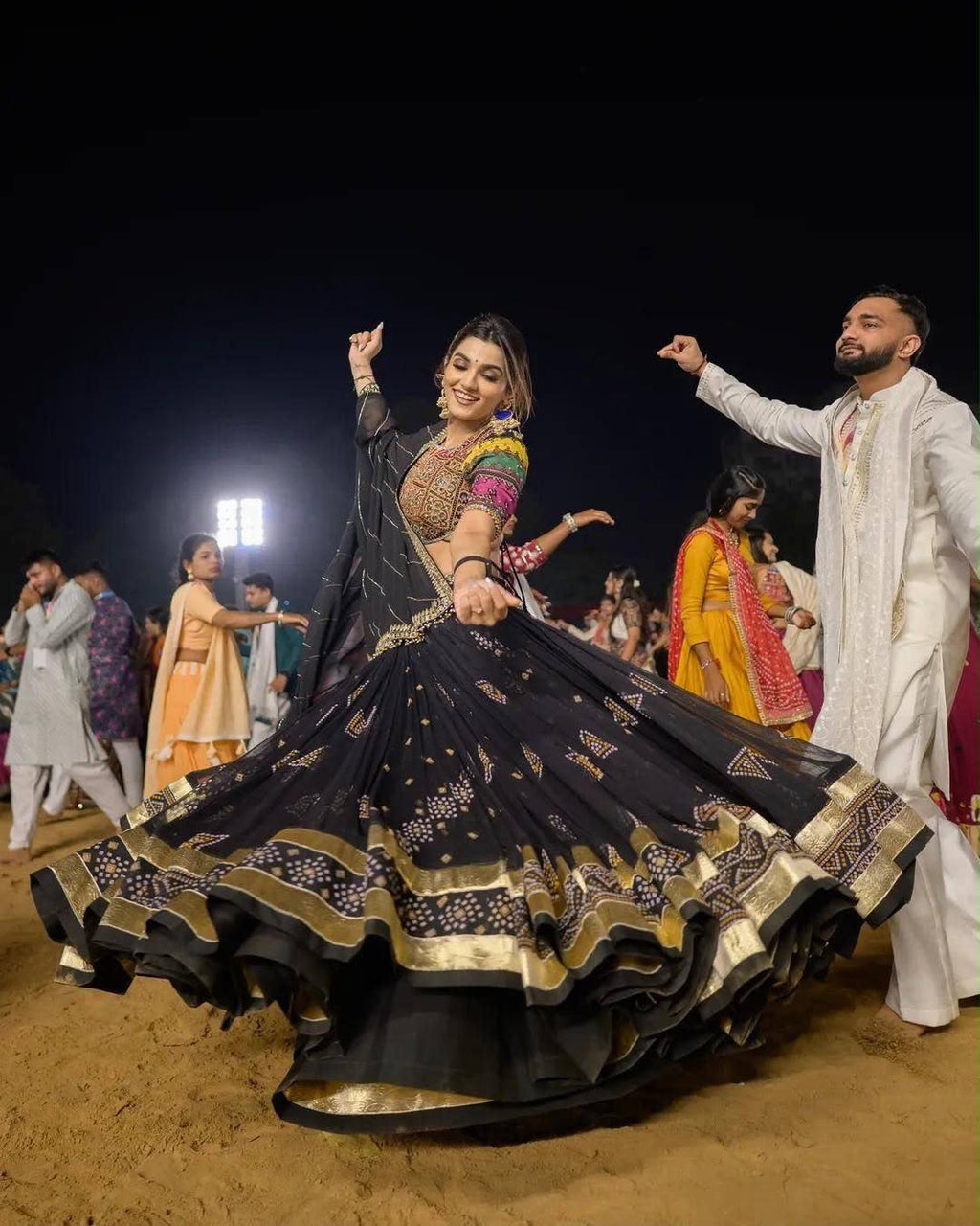 Mehrangini Mirror Work Lehenga Choli