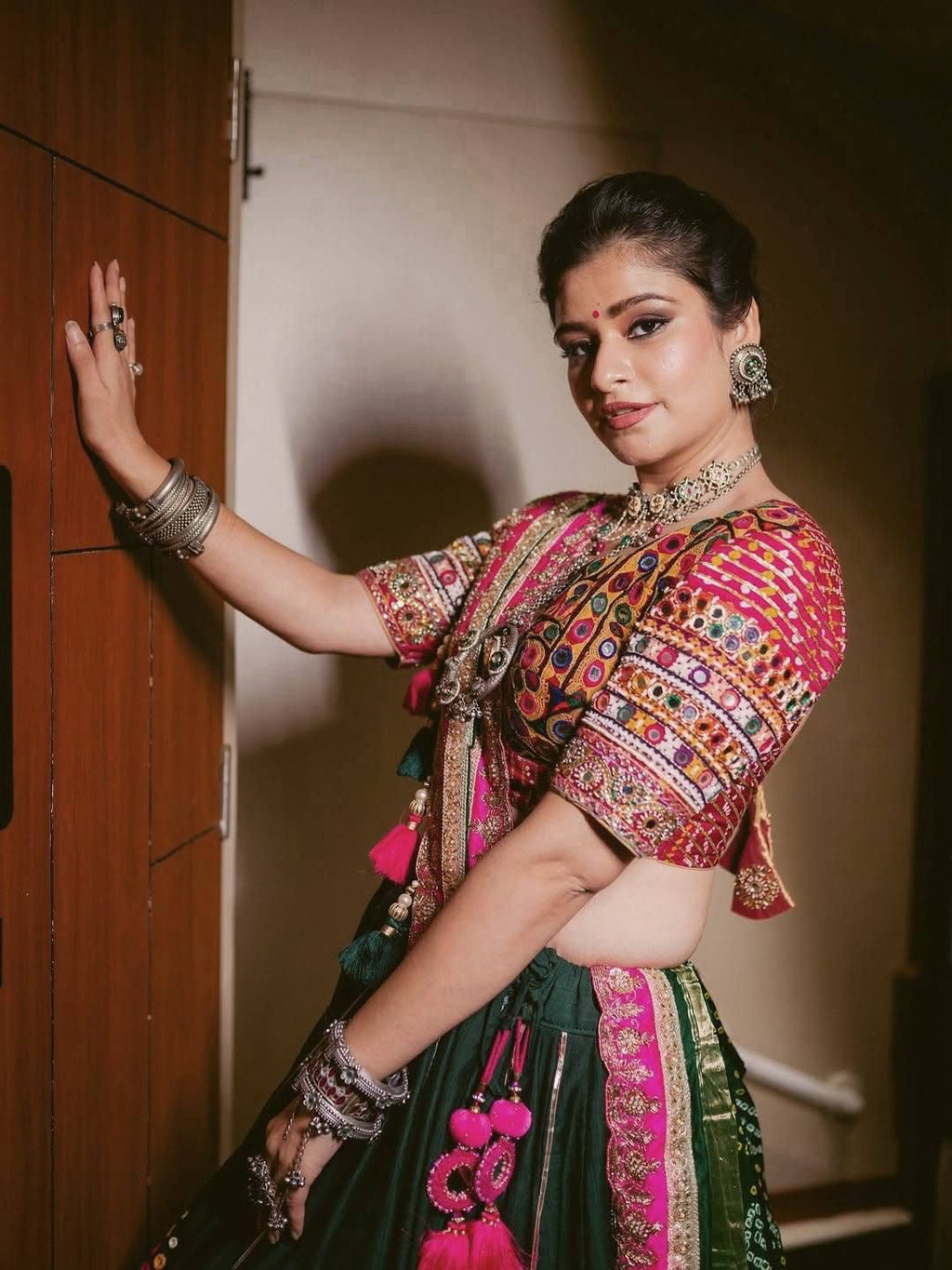 Rajvika Mirror Work Lehenga Choli