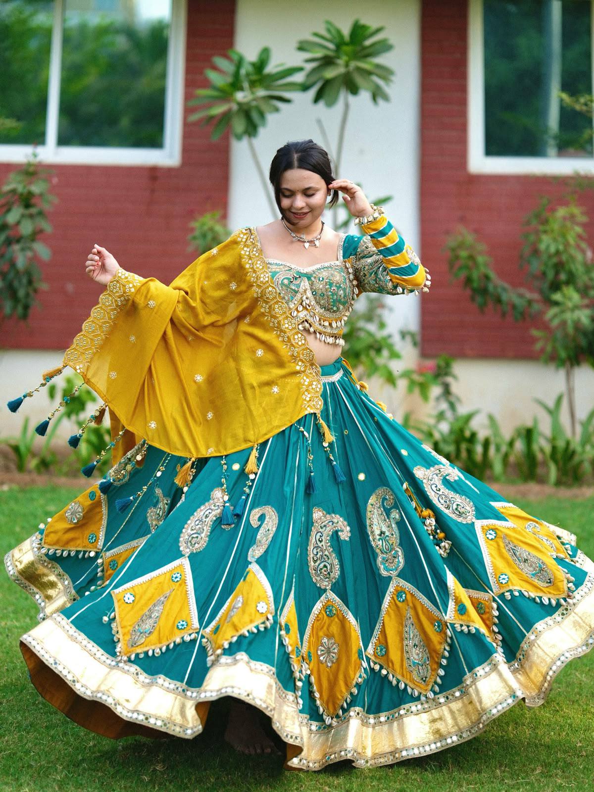 Mahjabeen Mirror Work Lehenga Choli
