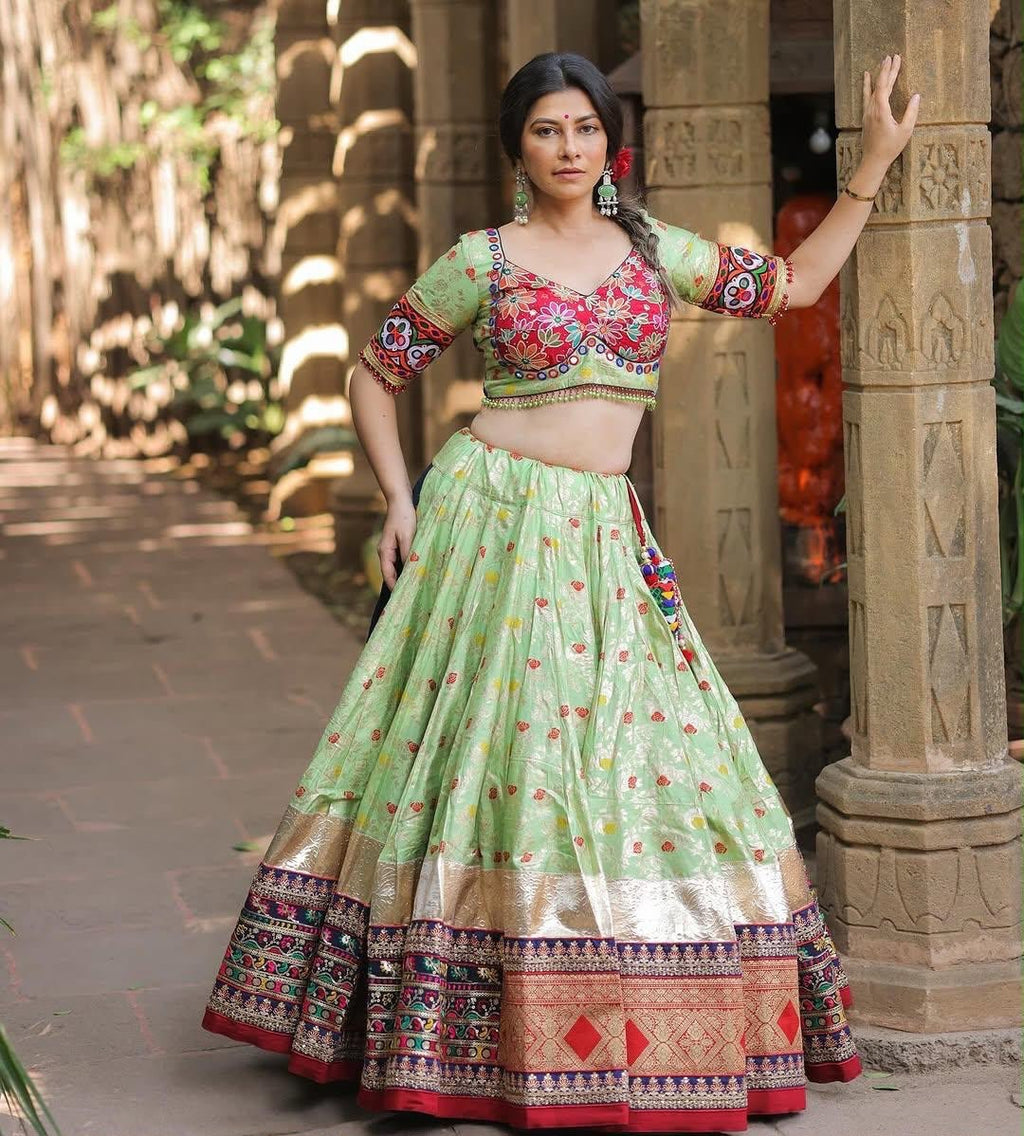 Amriah Mirror Work Lehenga Choli
