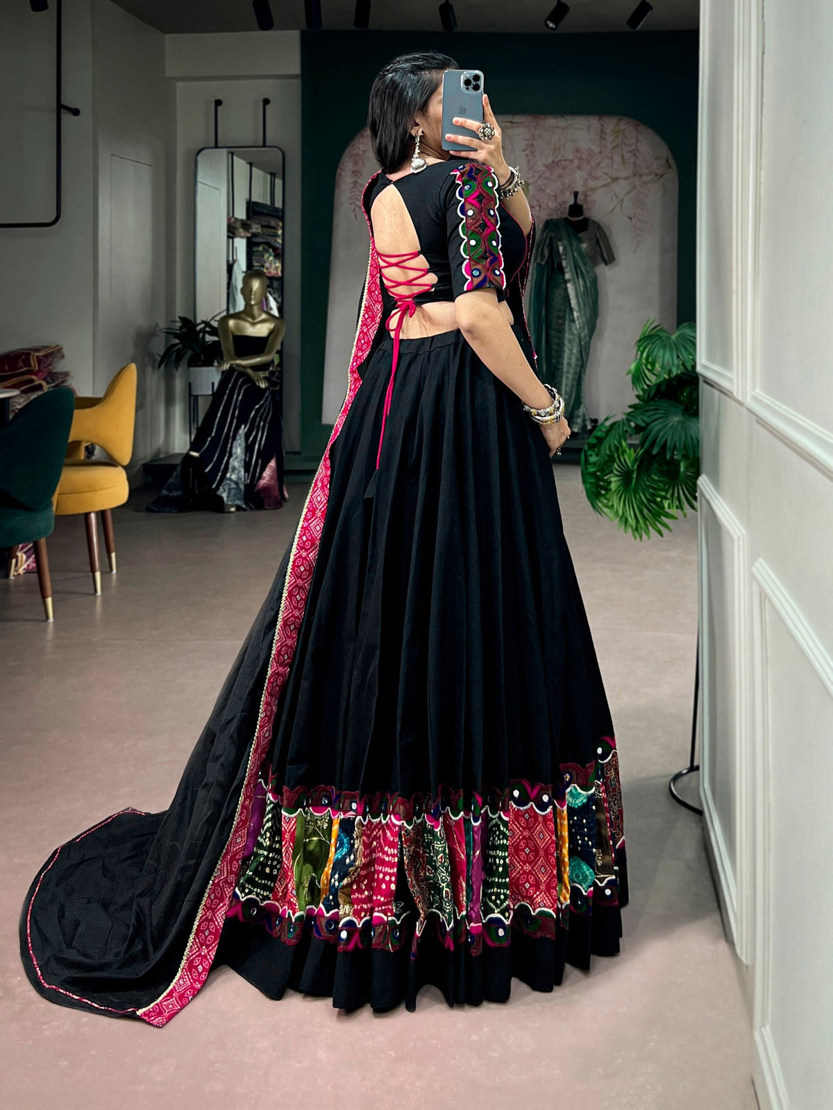 Kavya Khadi Cotton Lehenga