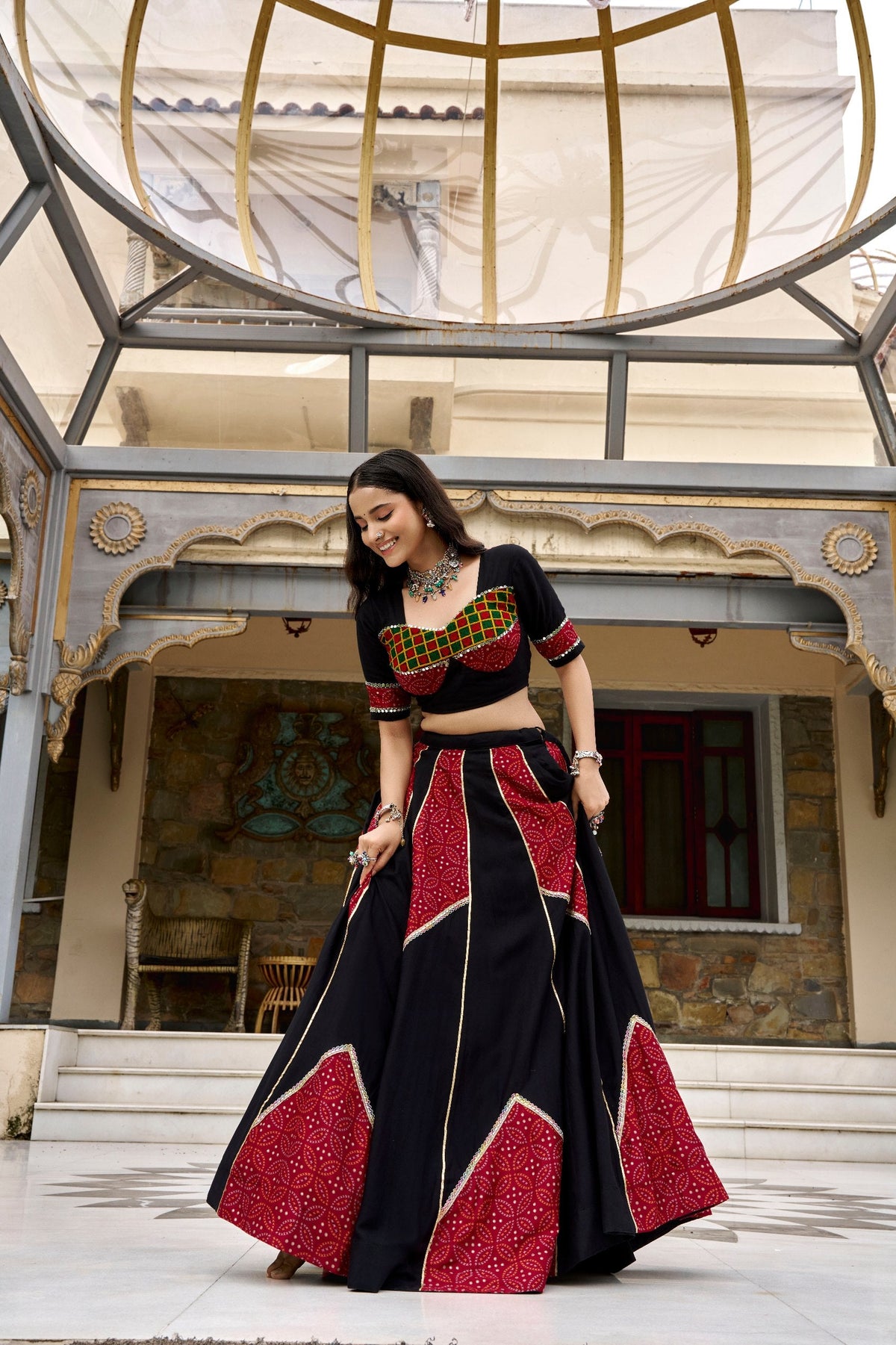 Kiara Rayon Printed Lehenga
