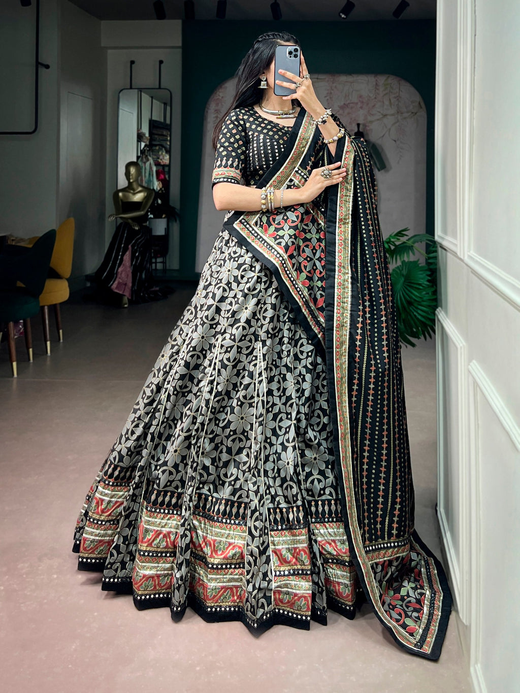 Samaira Tasar Silk Sparkle Lehenga Choli