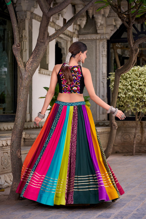 Anushree Rayon Gota Patti Lehenga Choli