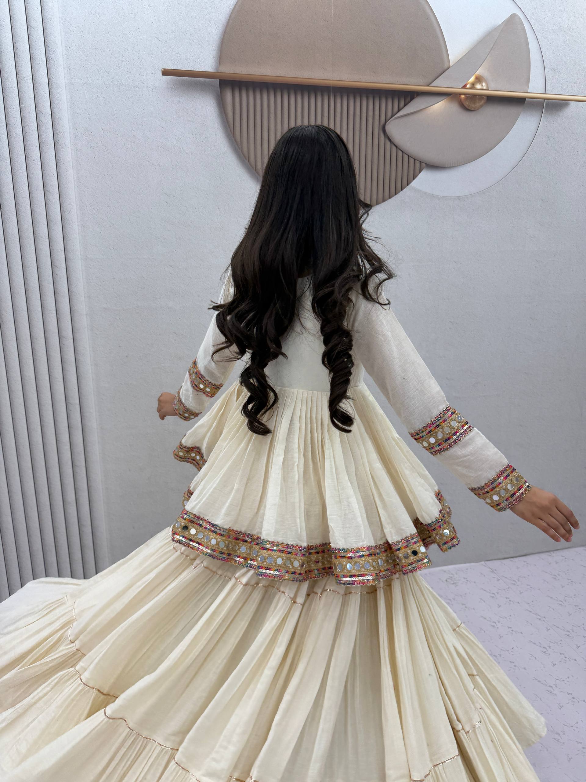 Vaanya Pure Cotton Gamthi Lehenga Choli