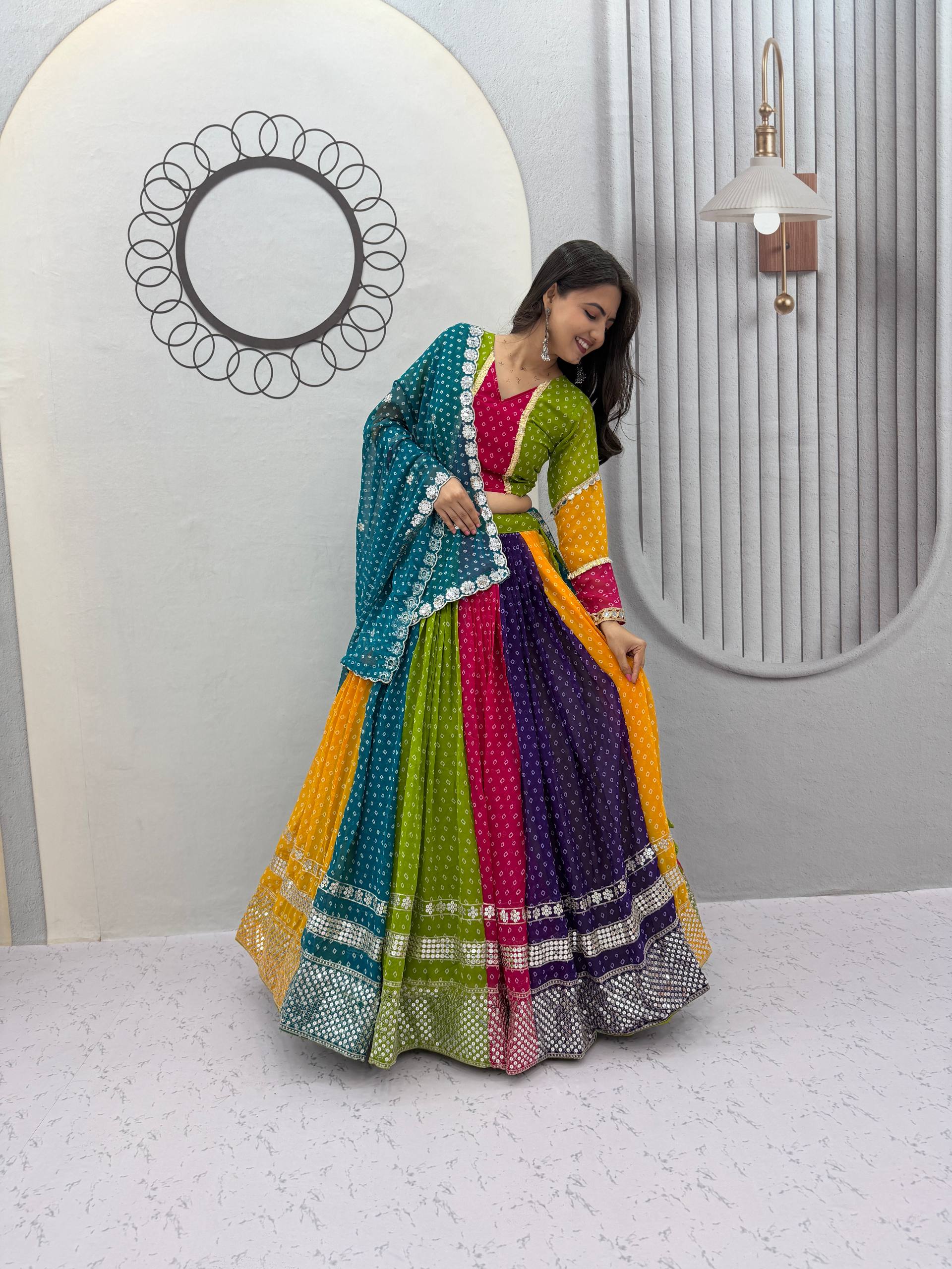 Anvi Georgette 7 MM Shivansh Lehenga Choli