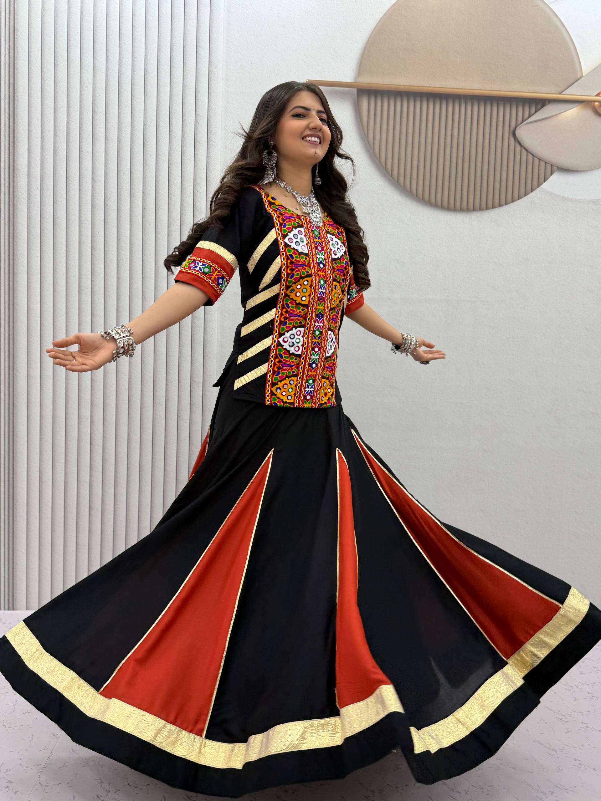 Zivika Pure Cotton Kediyu Lehenga Choli