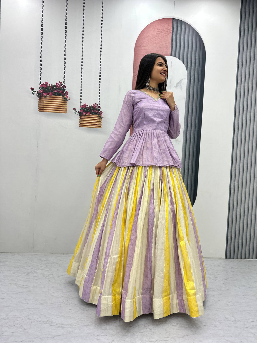 Aroshree Jacquard Silk Canvas Lehenga Choli