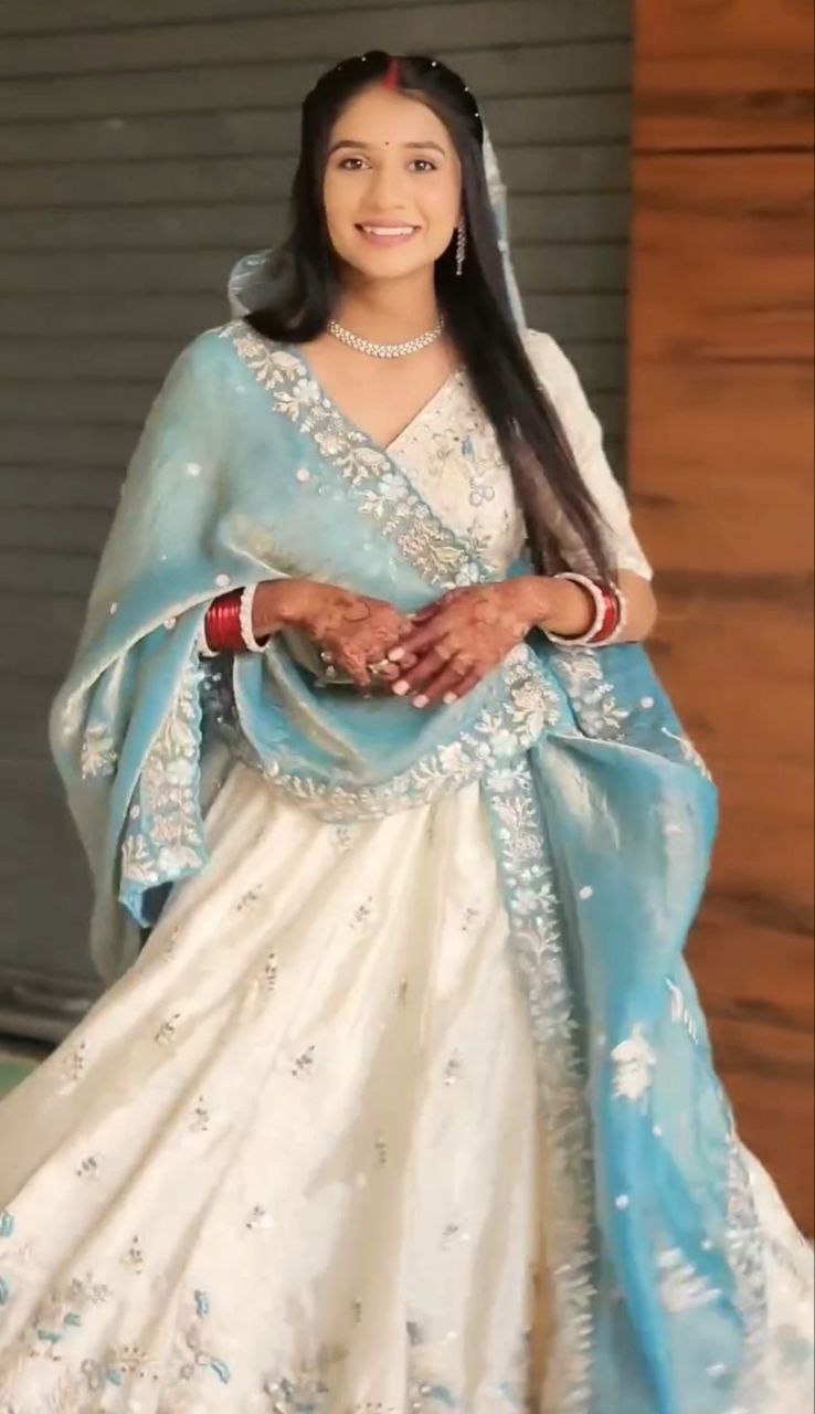 Ruhani Chinon Embroidery Lehenga Choli
