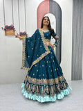 Aroshika Pure Vichitra Heavy Embroidery Lehenga Choli