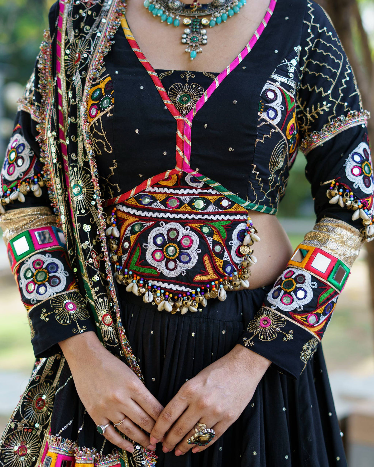 Raasnika MIRROR WORK LEHENGA CHOLI