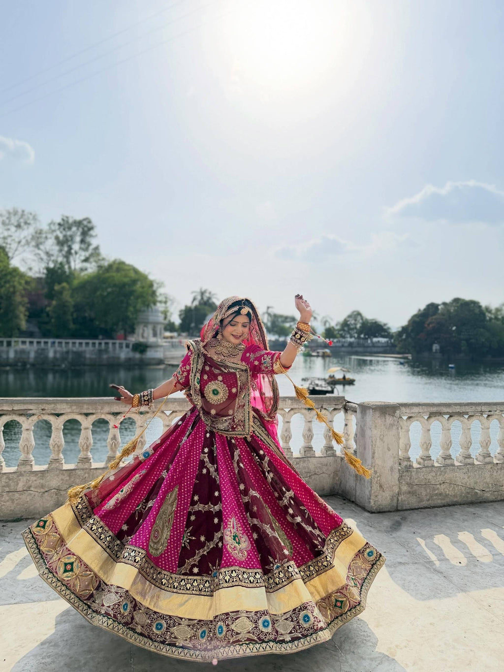 Adaa Mirror Work Lehenga Choli