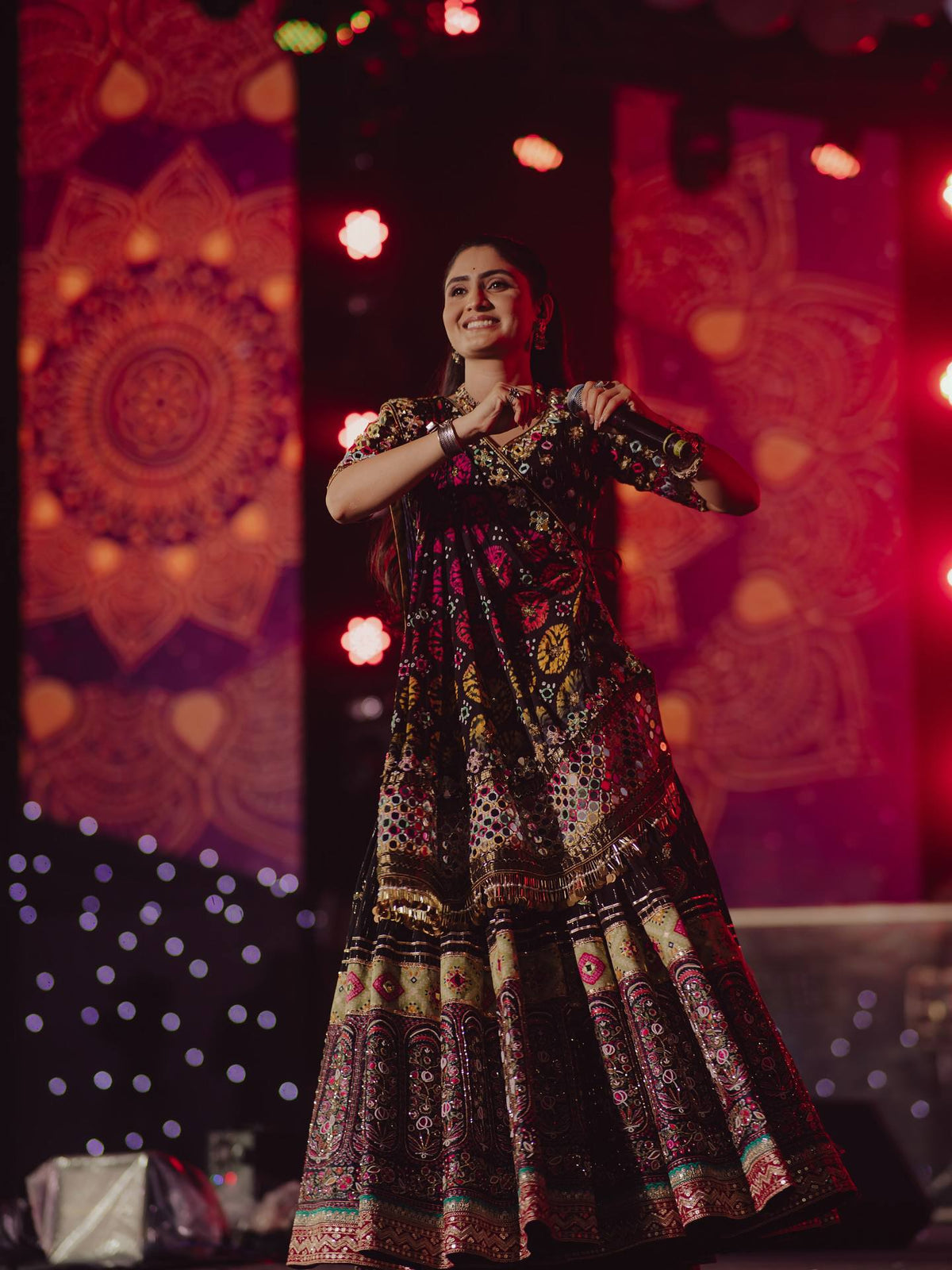 Nyraani Mirror Work Lehenga Choli