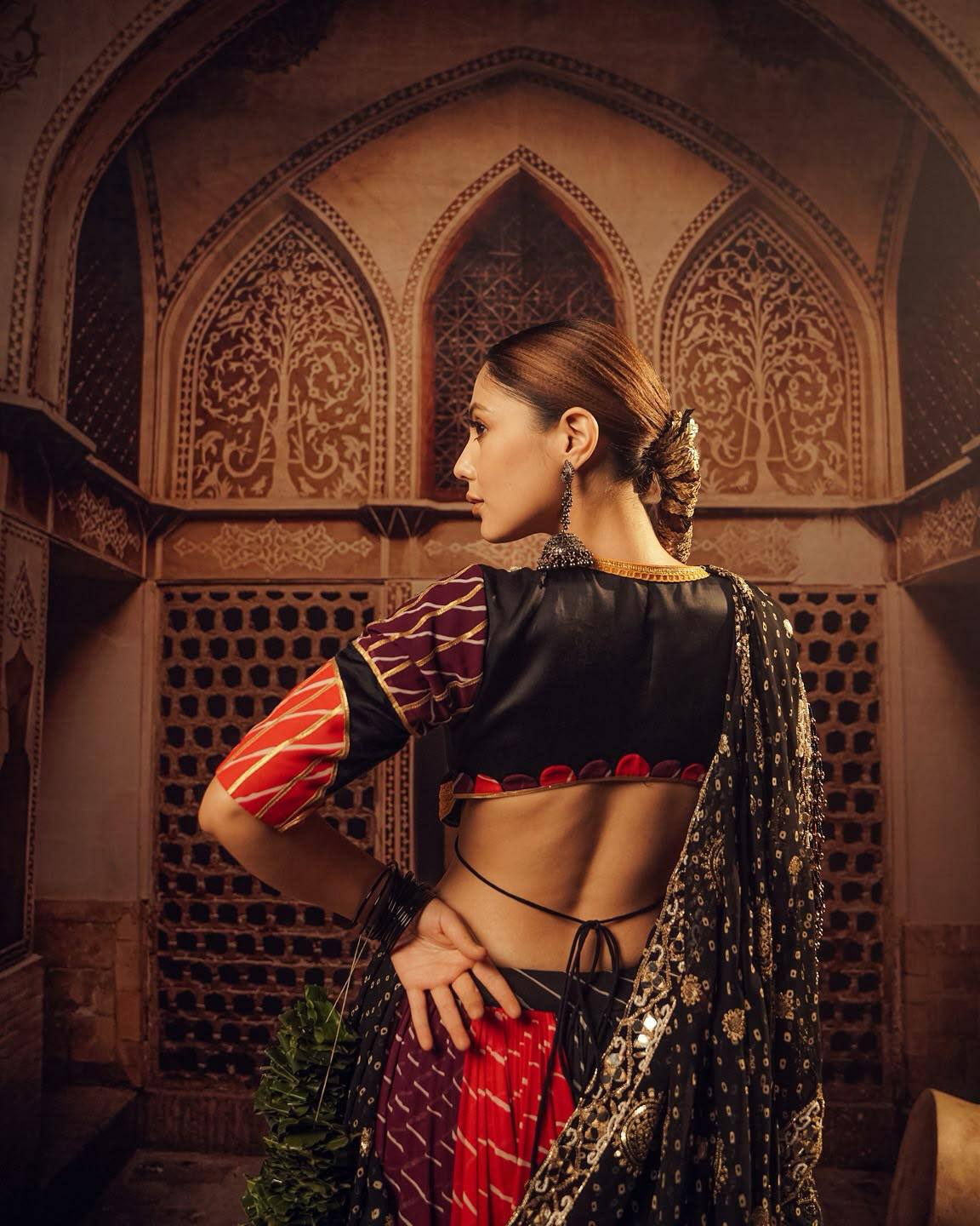 Gildessa Mirror Work Lehenga Choli
