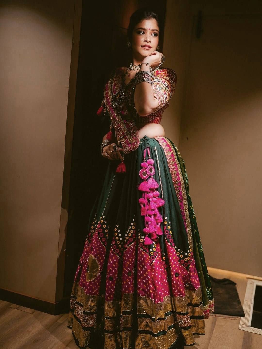 Rajvika Mirror Work Lehenga Choli