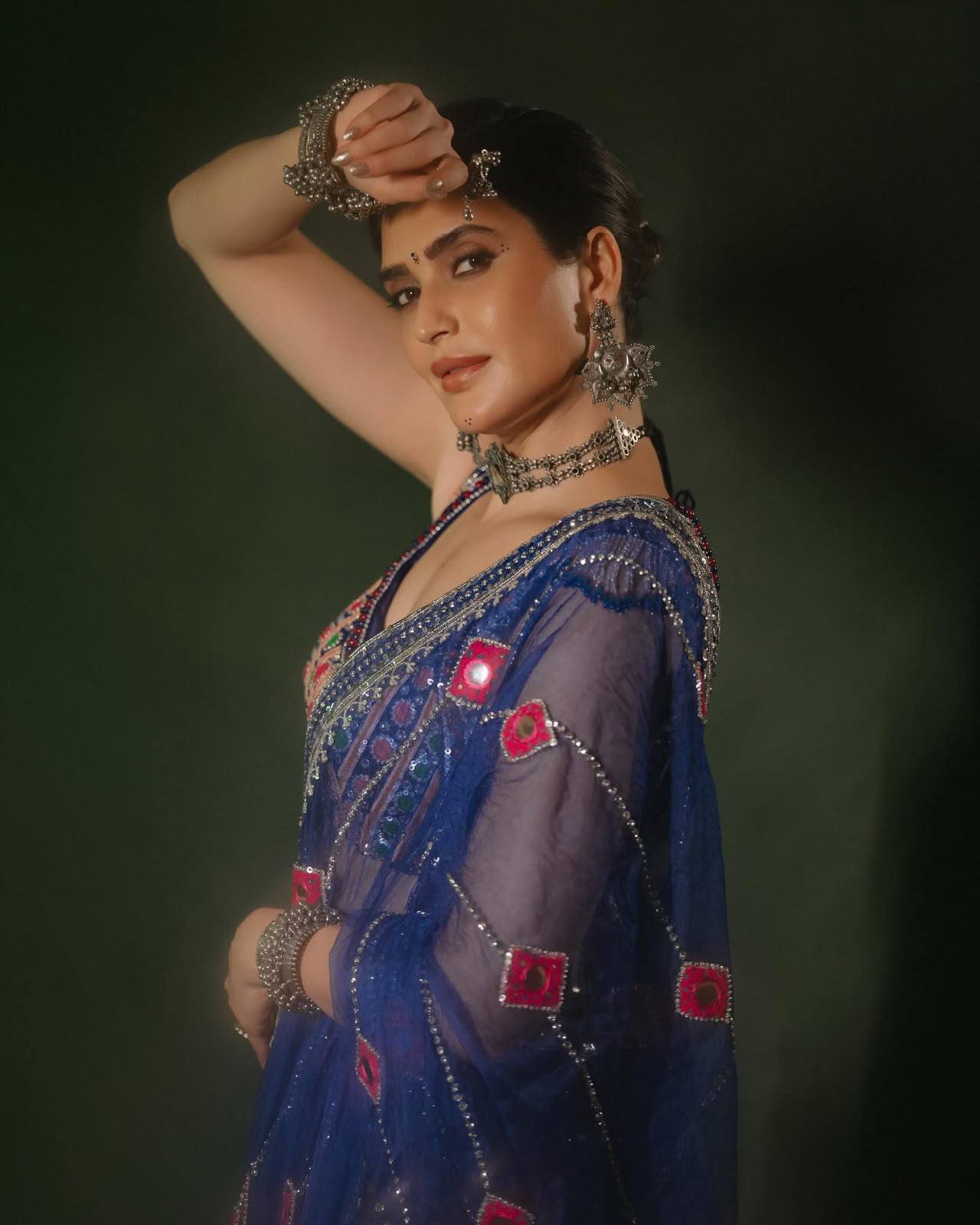 Navrooh Mirror Work Lehenga Choli