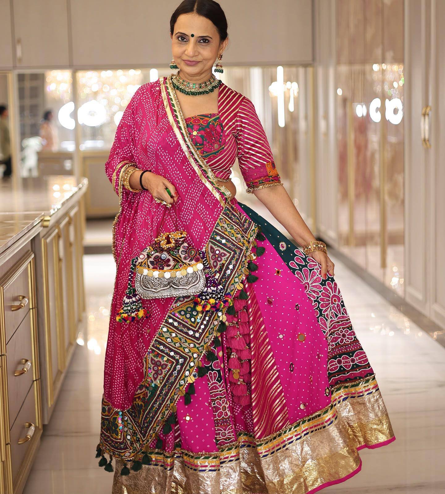 Hridya Mirror Work Lehenga Choli
