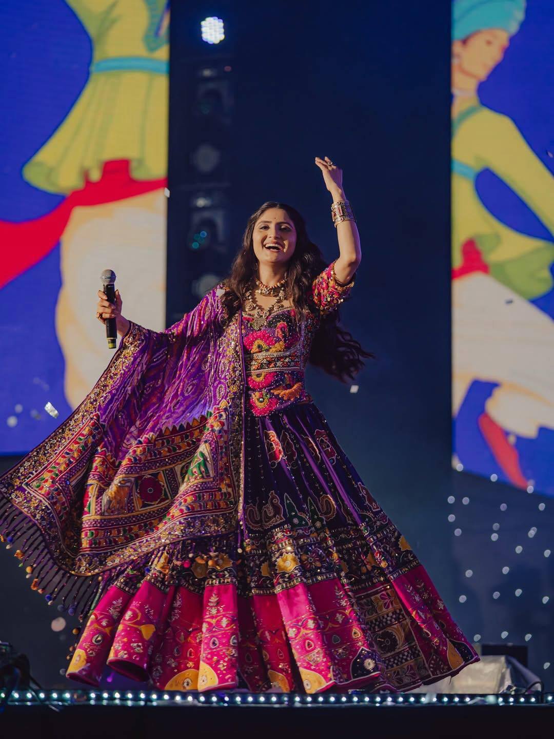 Saarini Mirror Work Lehenga Choli