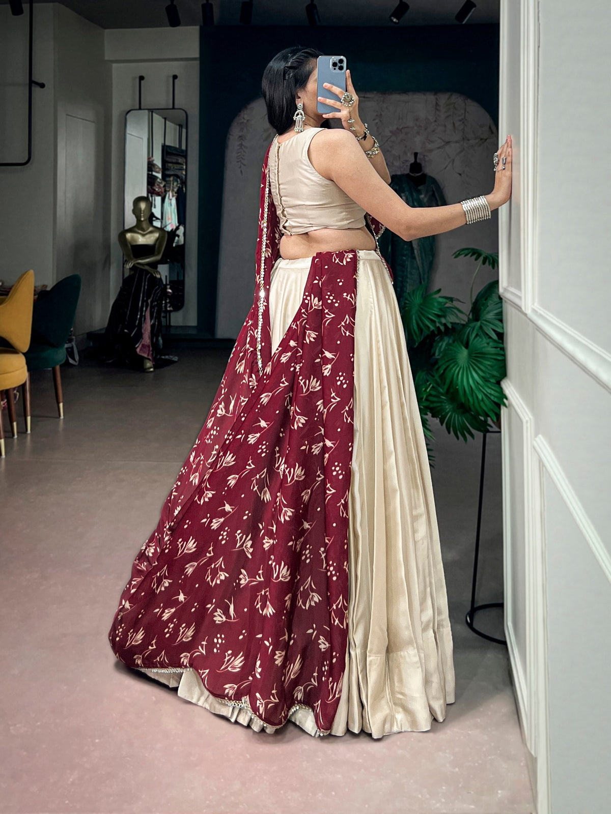 Aadhya Monga Silk Lehenga