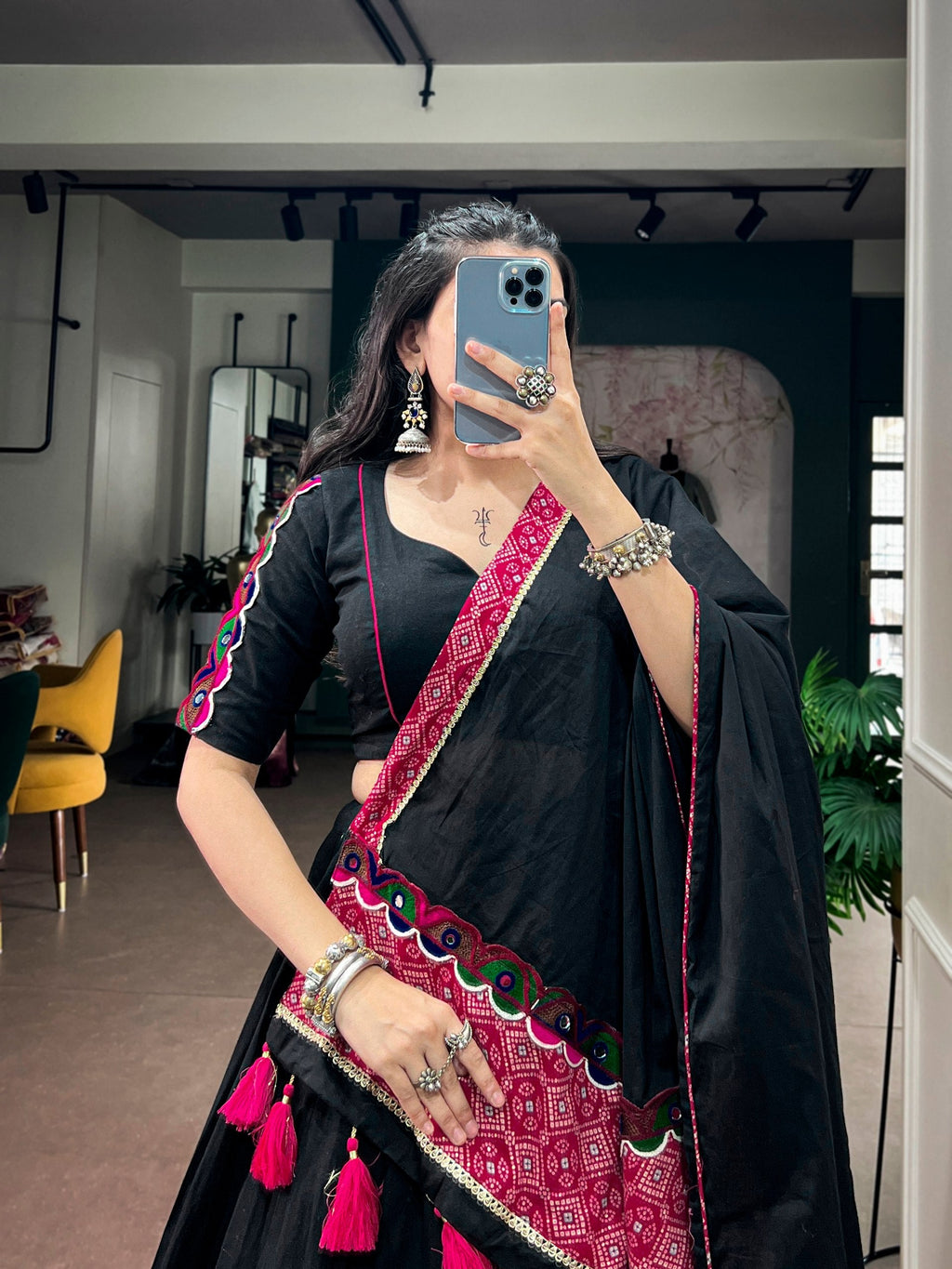 Kavya Khadi Cotton Lehenga