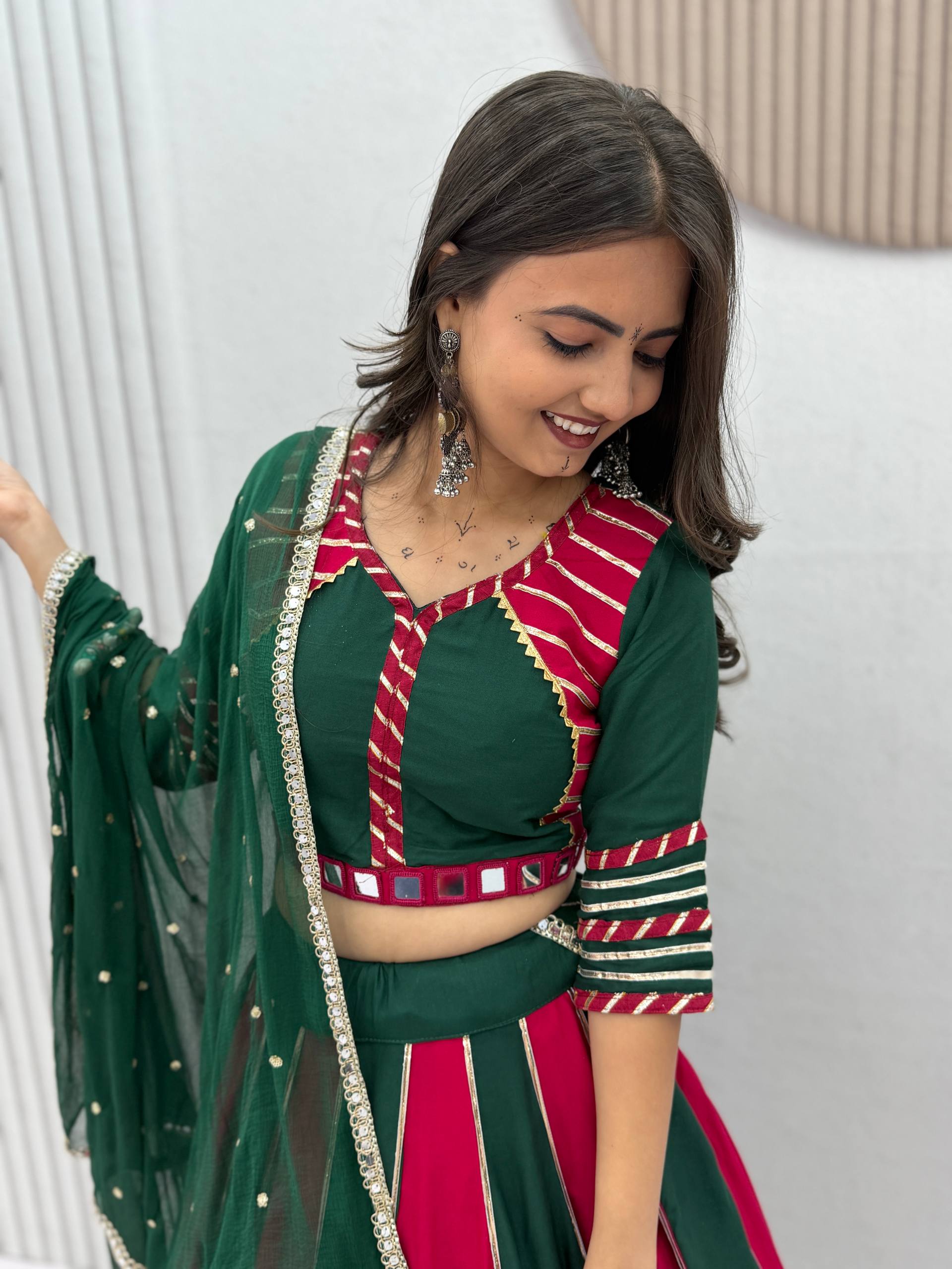 Riddhima Pure Cotton Hand Work Lehenga Choli